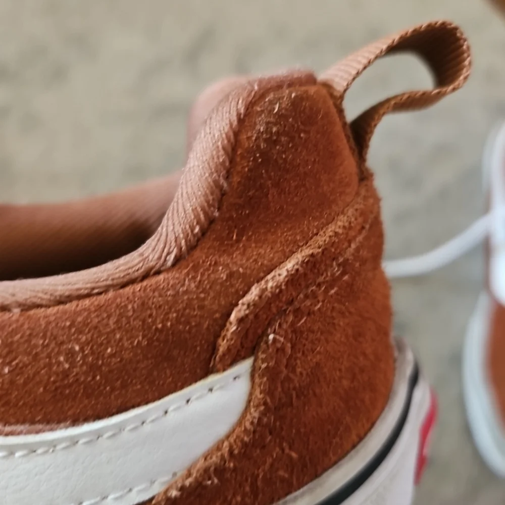 Vans Unisex Suede Brown Low Top Filmore Skate Shoe In Argan Oil/ White 6.5M 8W